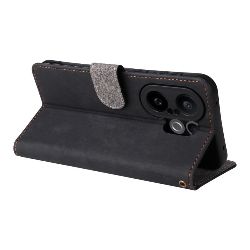 Bőrtok Vivo X200 Fe Velúr Hatású Szíj