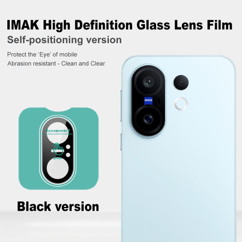 Edzett Üveg Lencsevédő Vivo X200 Fe Készülékhez Önbeálló Kerettel (fekete Változat)