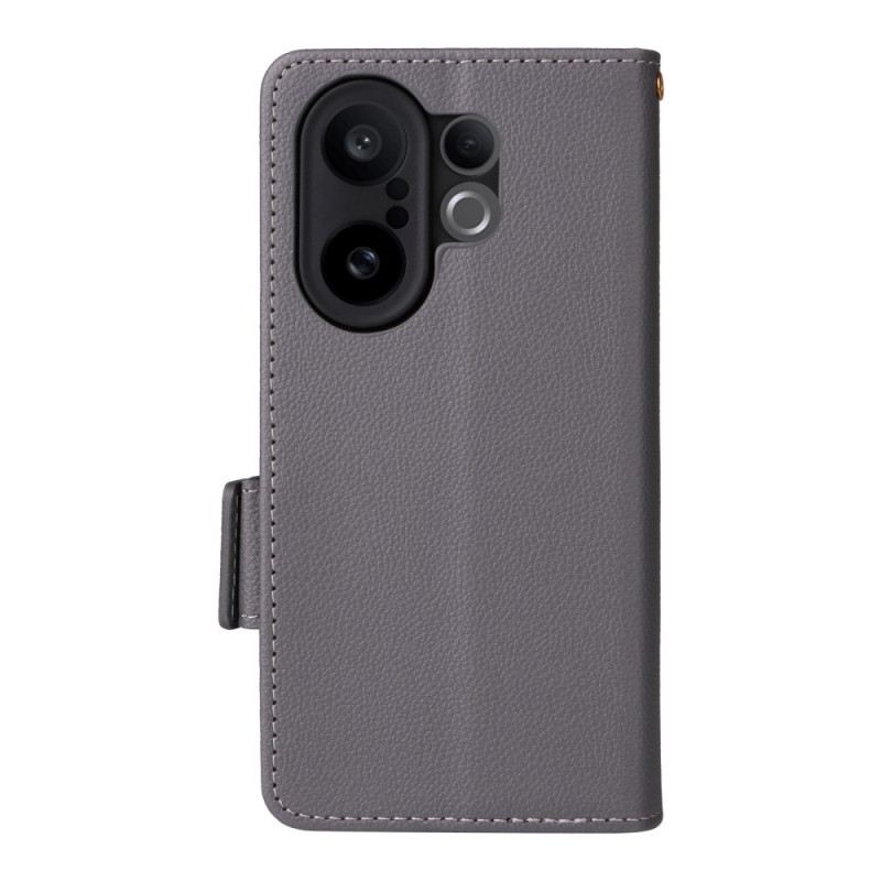 Kinyitható Tokok Vivo X200 Fe Műbőr Pánttal