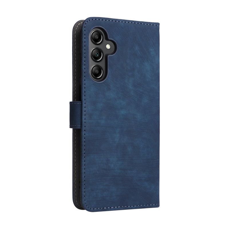 Bőrtok Samsung Galaxy A15 5g Bőr Stílusú Pénztárca Rfid-blokkolással