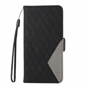 Bőrtok Samsung Galaxy A15 5g Dupla Gyémánt Kapocs