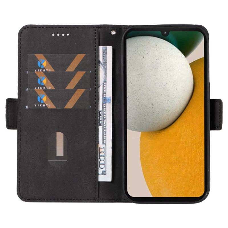 Bőrtok Samsung Galaxy A15 5g Dupla Gyémánt Kapocs