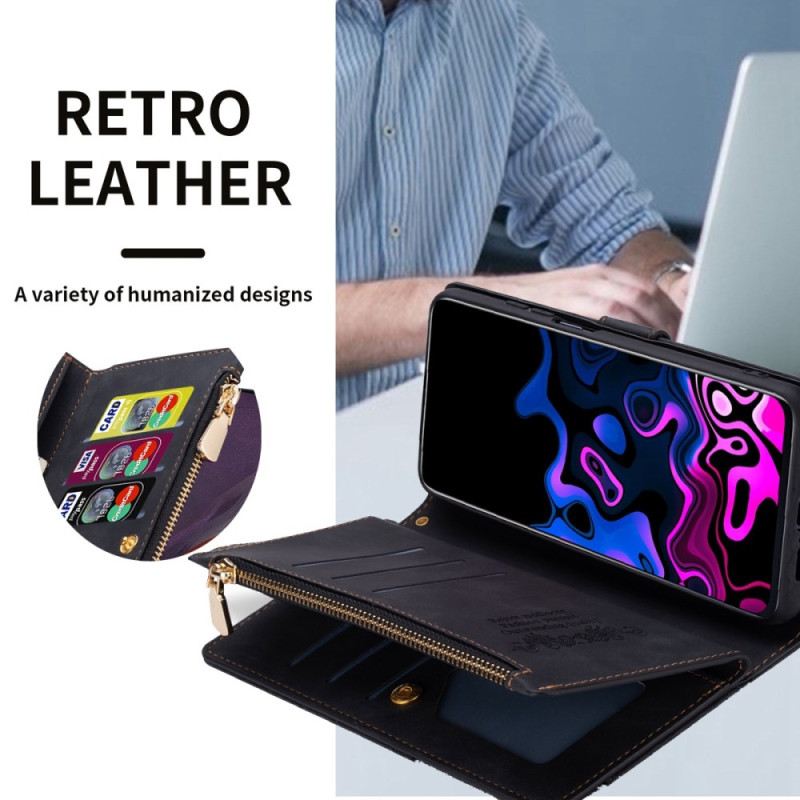 Bőrtok Samsung Galaxy A15 5g Gyémánt Érme Pénztárca