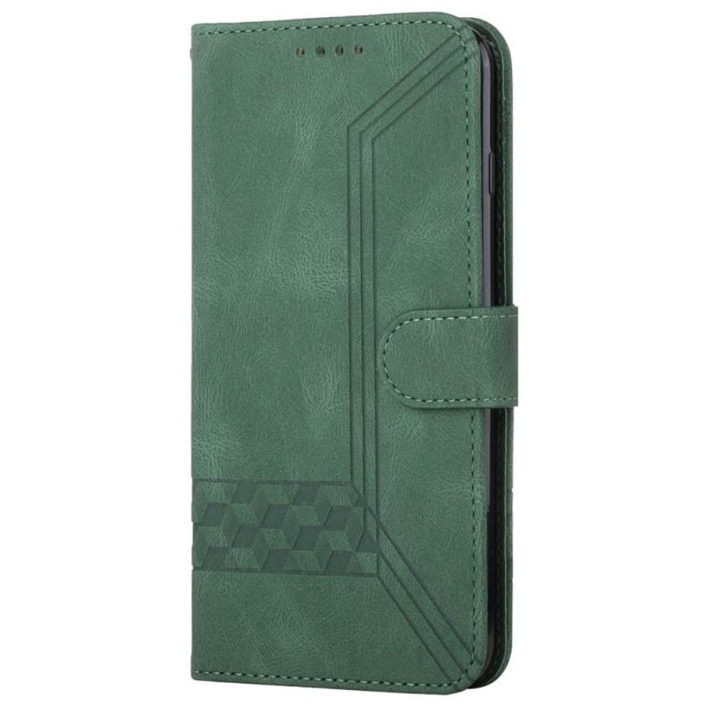 Bőrtok Samsung Galaxy A15 5g Gyémántok És Szíjvonalak