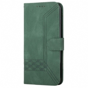 Bőrtok Samsung Galaxy A15 5g Gyémántok És Szíjvonalak