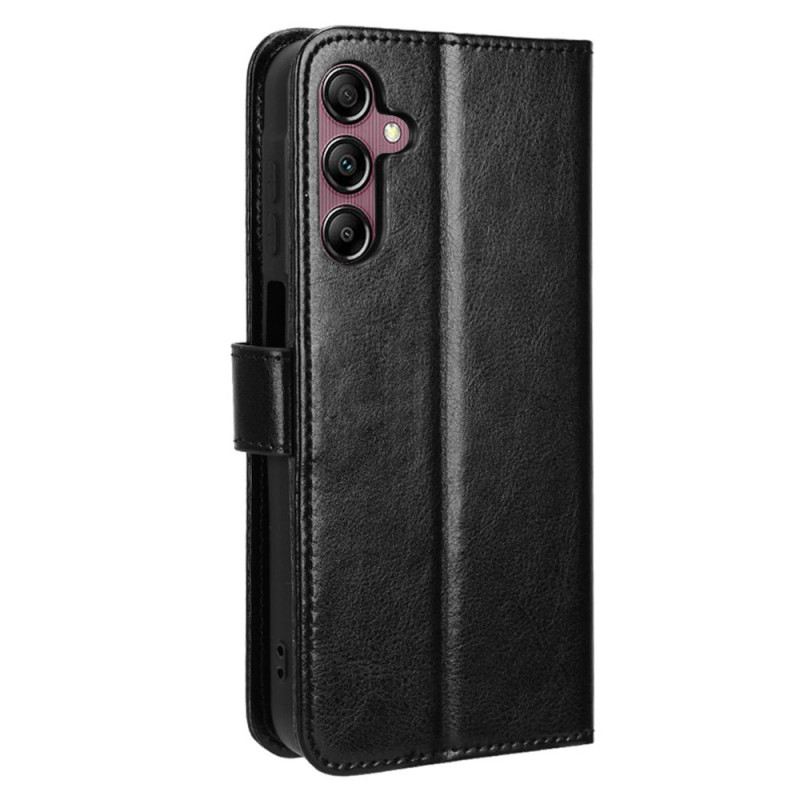 Bőrtok Samsung Galaxy A15 5g Ragyogó Műbőr Pánttal