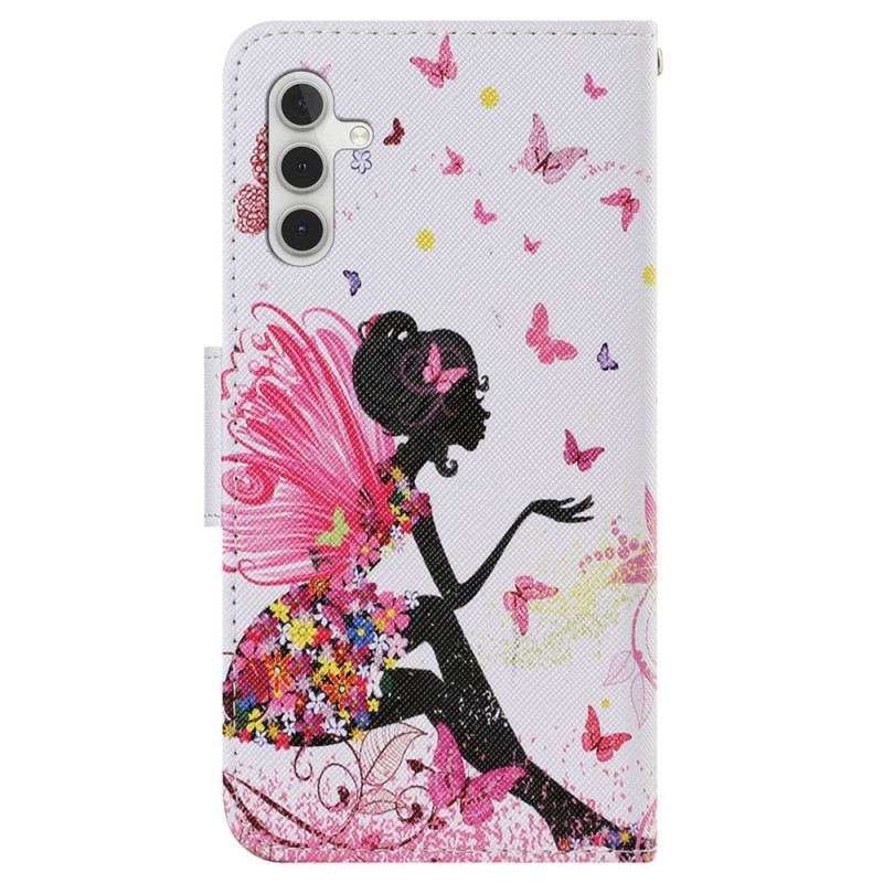 Bőrtok Samsung Galaxy A15 5g Tündér Szíjjal