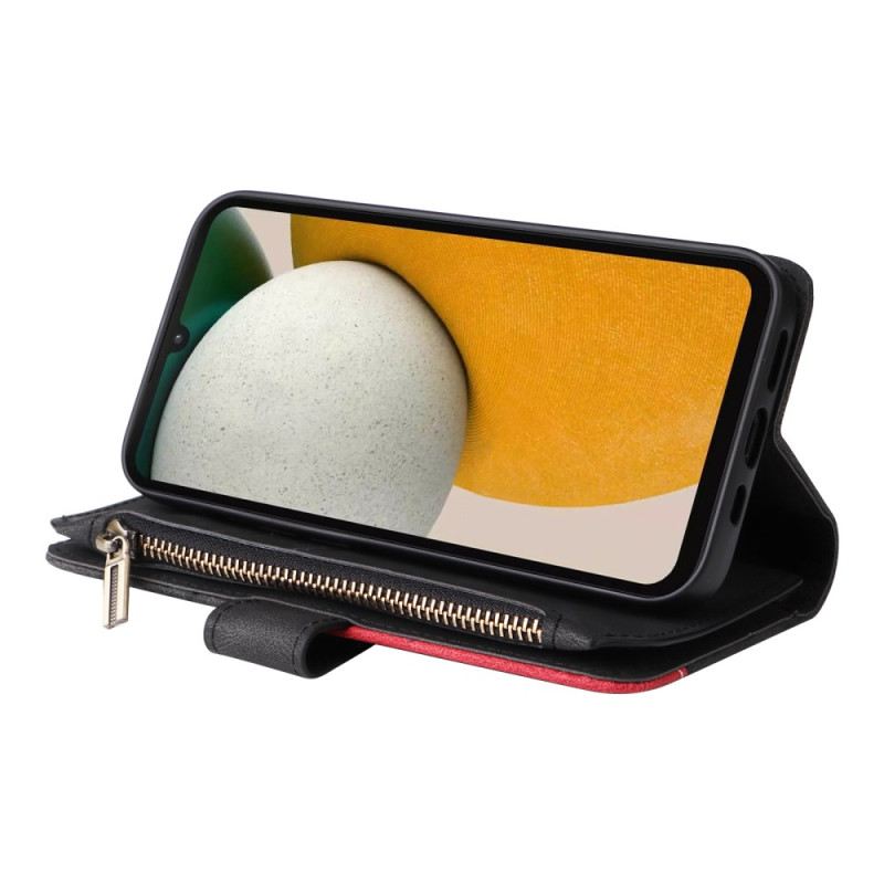 Bőrtok Samsung Galaxy A15 5g Wavy Lines Pénztárca