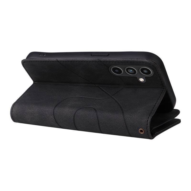 Bőrtok Samsung Galaxy A15 5g Wavy Lines Pénztárca