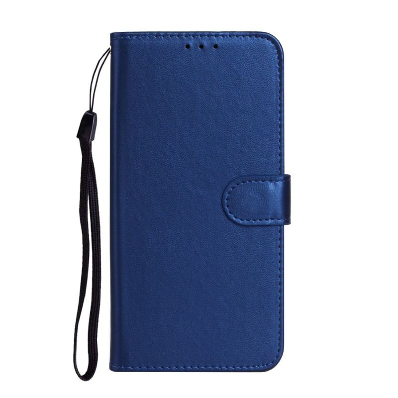 Fliptok Samsung Galaxy A15 5g Sima Textúra Pánttal