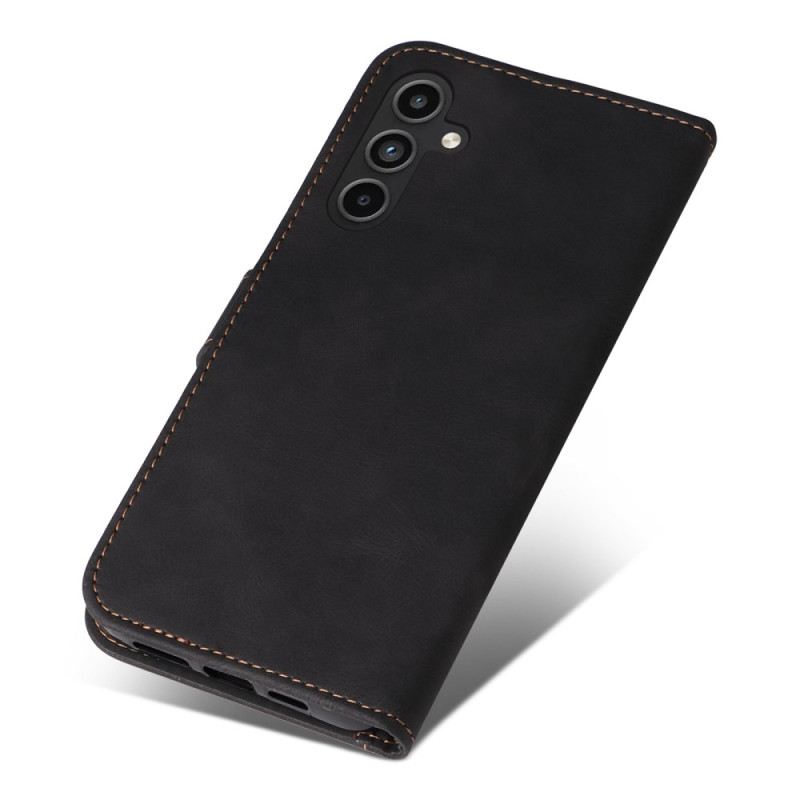 Kinyitható Tokok Samsung Galaxy A15 5g Háromszínű Szíjjal