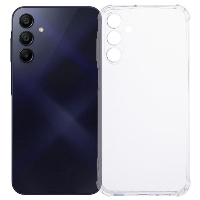 Mobiltelefon Tokok Samsung Galaxy A15 5g Átlátszó Megerősített Sarkok