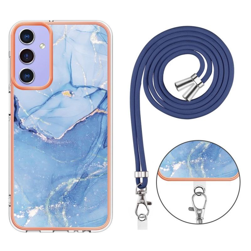 Mobiltelefon Tokok Samsung Galaxy A15 5g Márvány Effektkábel