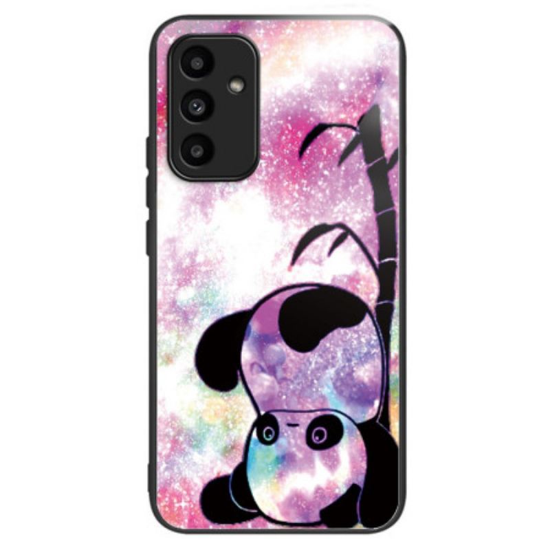 Tok Samsung Galaxy A15 5g Aranyos Panda Edzett Üveg