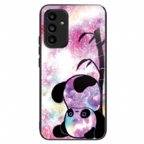 Tok Samsung Galaxy A15 5g Aranyos Panda Edzett Üveg