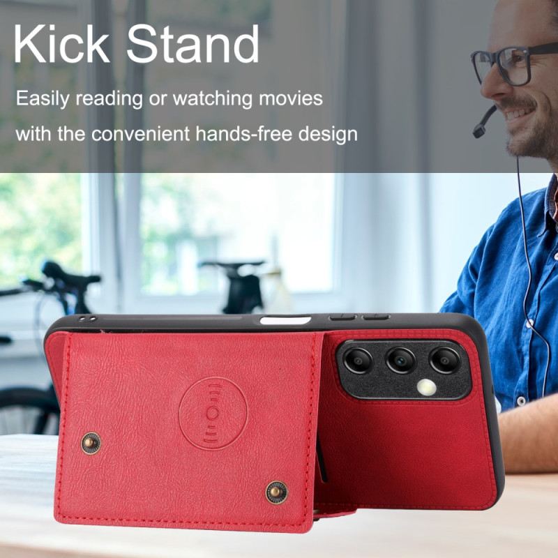 Tok Samsung Galaxy A15 5g Bőr Stílusú Kártyatartó