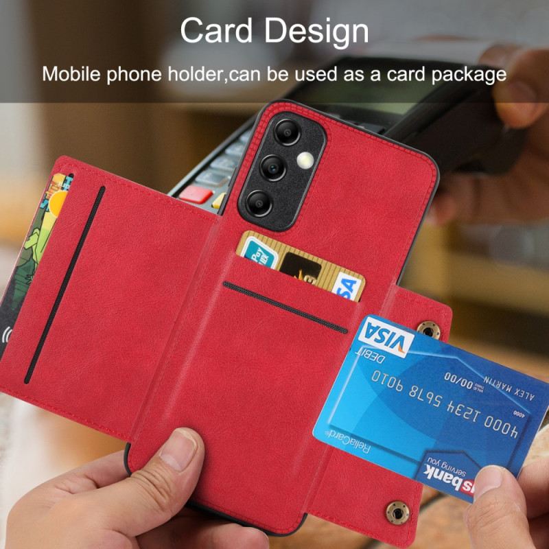 Tok Samsung Galaxy A15 5g Bőr Stílusú Kártyatartó