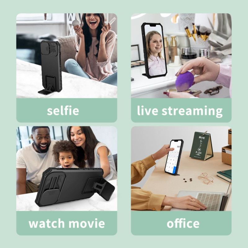 Tok Samsung Galaxy A15 5g Csúszólencse Védelme És Támogatása