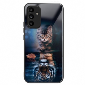 Tok Samsung Galaxy A15 5g Edzett Macska És Tigris Üveg