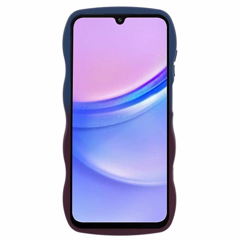 Tok Samsung Galaxy A15 5g Kéttónusú Hullámos Szilikon