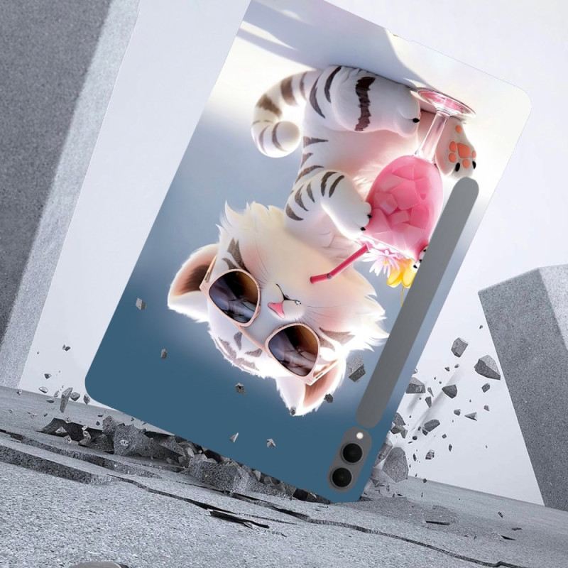 Tok Samsung Galaxy Tab S11 Ultra Rajzfilm Tigris