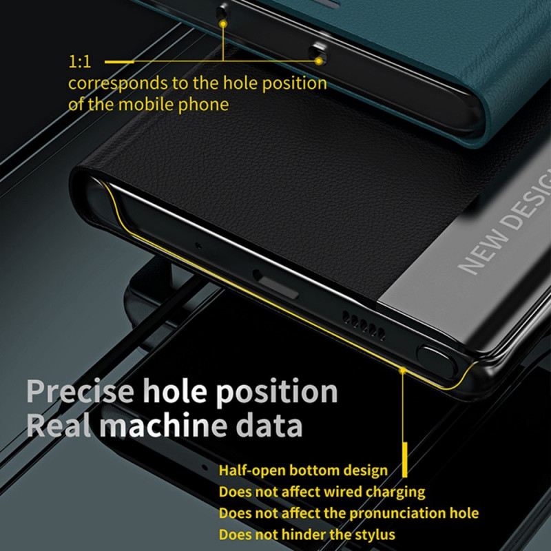 Fliptok Oppo Find X5 Bőrtok Új Dizájn