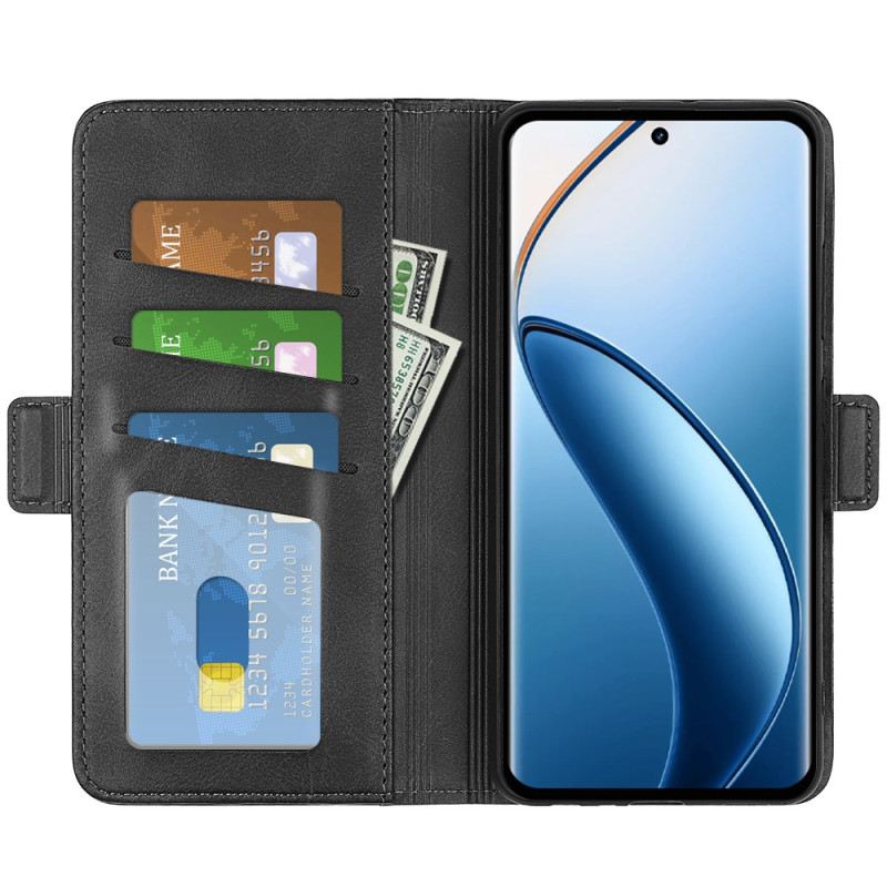 Bőrtok Realme 12 Plus 5g Kettős Kapocs