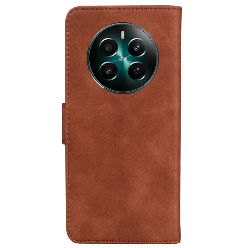 Bőrtok Realme 12 Plus 5g Klasszikus Stílus