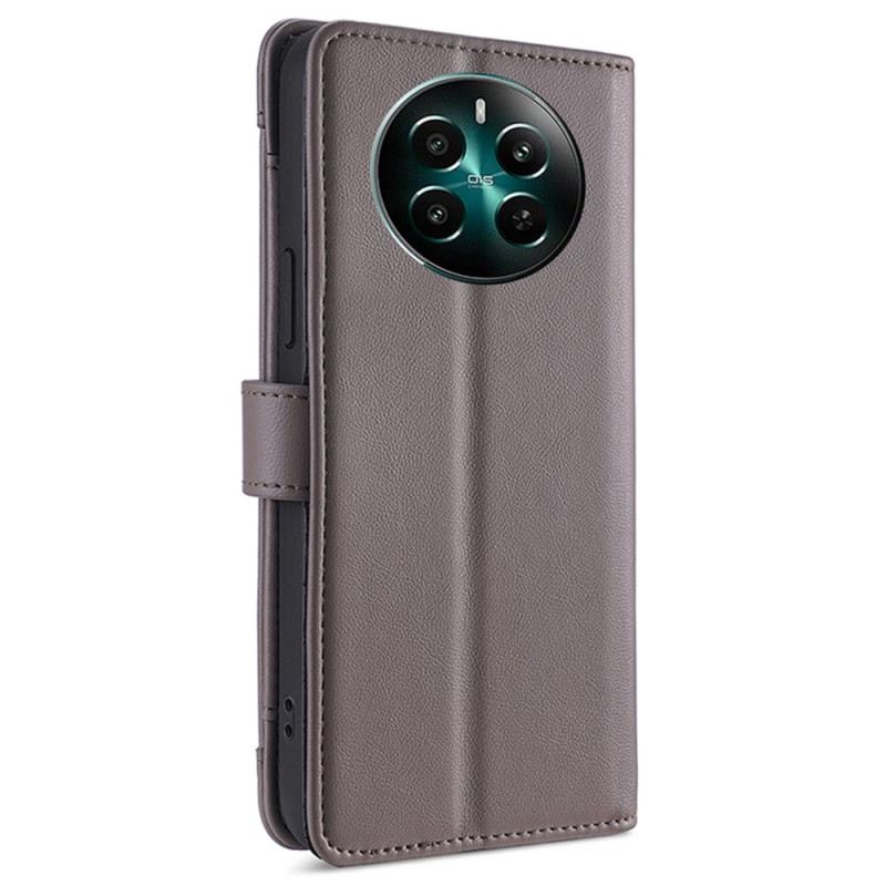 Bőrtok Realme 12 Plus 5g Pénztárca Pánttal És Vállpánttal