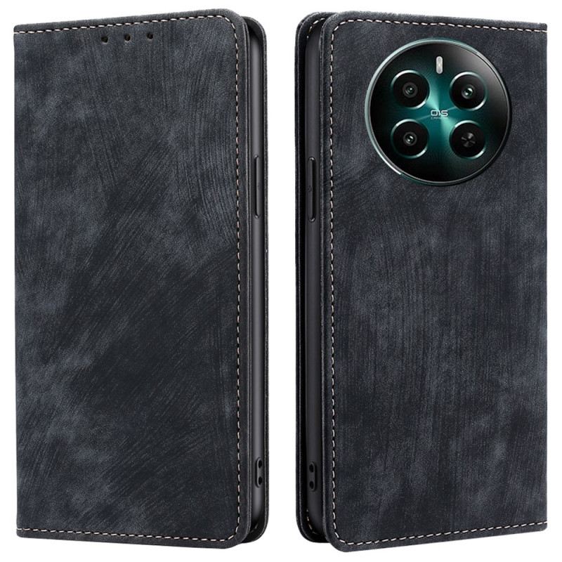 Fliptok Realme 12 Plus 5g Velúr Hatású Rfid Blokkolás