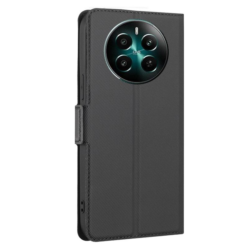 Kinyitható Bőrtok Realme 12 Plus 5g Chevron Textúra