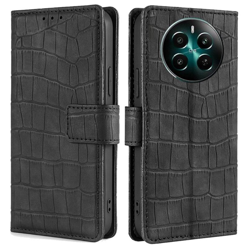 Kinyitható Bőrtok Realme 12 Plus 5g Krokodil Stílus