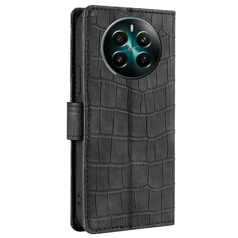 Kinyitható Bőrtok Realme 12 Plus 5g Krokodil Stílus