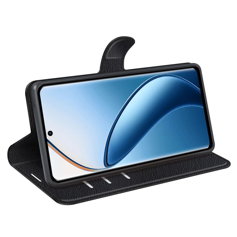 Kinyitható Bőrtok Realme 12 Plus 5g Licsi Műbőr