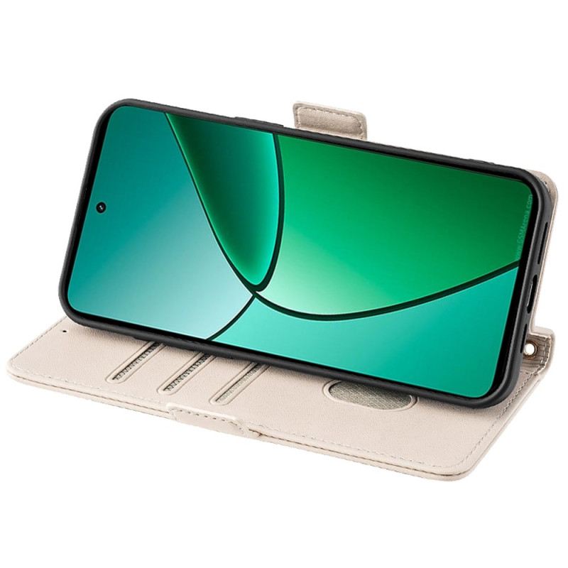 Kinyitható Bőrtok Realme 12 Plus 5g Rfid Blokkolás És Lánc