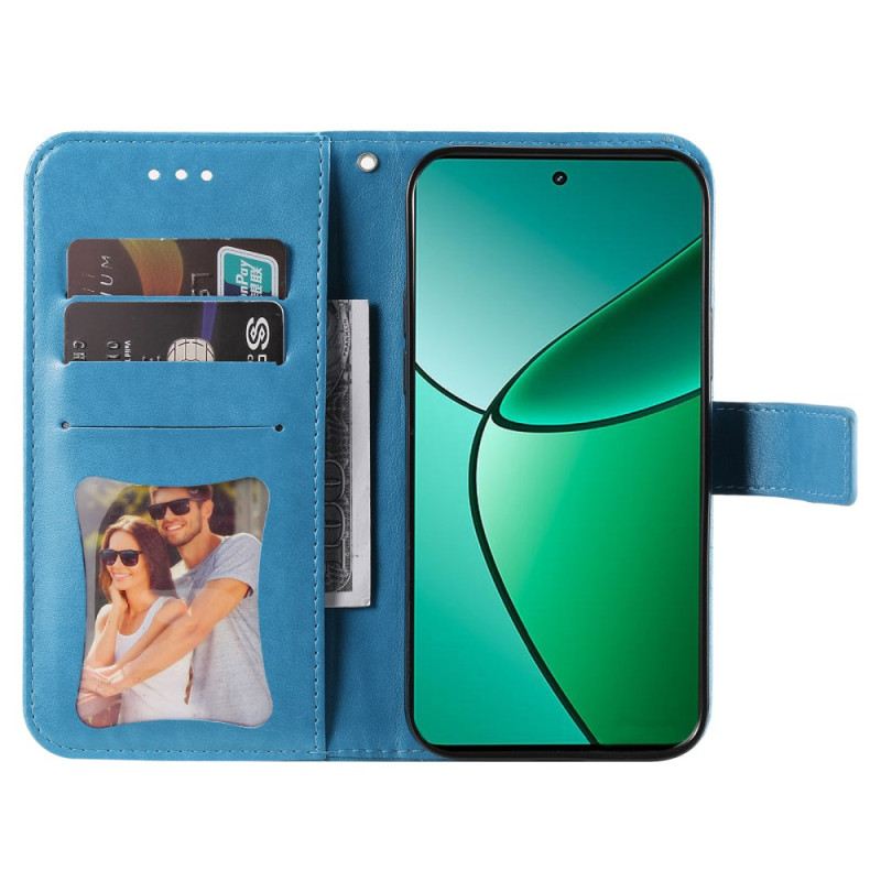 Kinyitható Tokok Realme 12 Plus 5g Mandalanyomat Pánttal