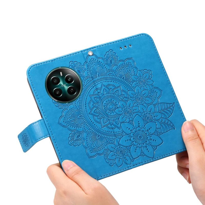 Kinyitható Tokok Realme 12 Plus 5g Mandalanyomat Pánttal