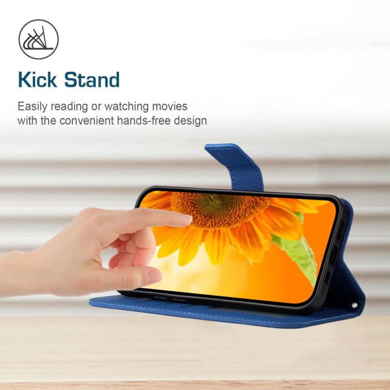 Kinyitható Tokok Realme 12 Plus 5g Napraforgó Szíjjal