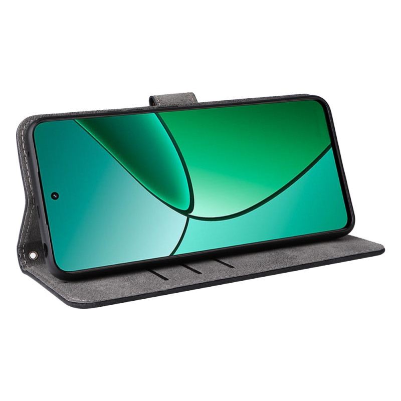 Kinyitható Tokok Realme 12 Plus 5g Rfid Blokkolás Zsinórral