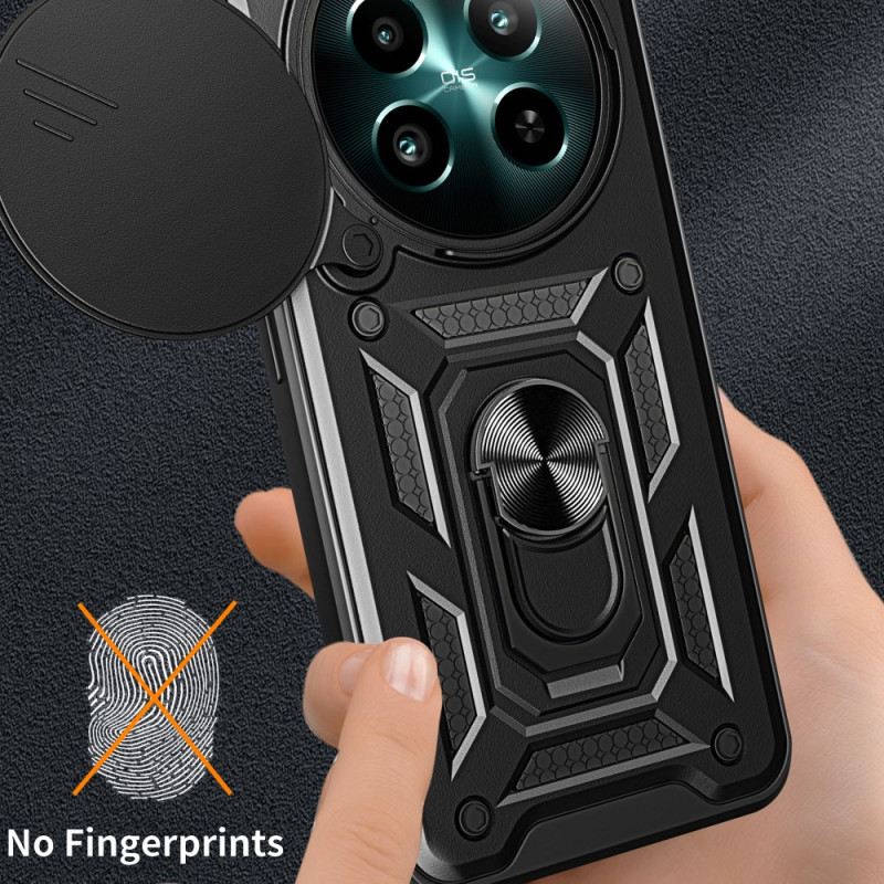Mobiltelefon Tokok Realme 12 Plus 5g Tartóval És Csúszó Lencsevédővel