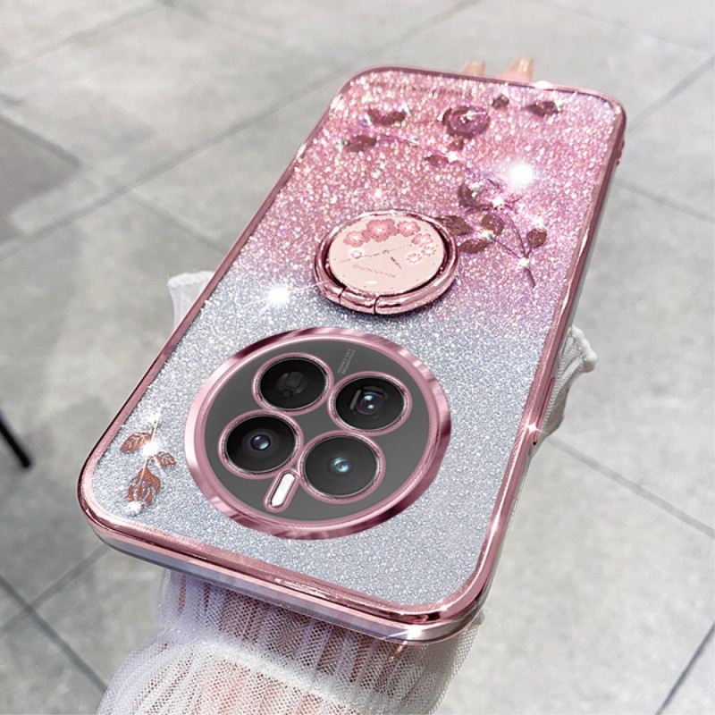 Tok Realme 12 Plus 5g Virág És Strassz Tartógyűrű Kadem