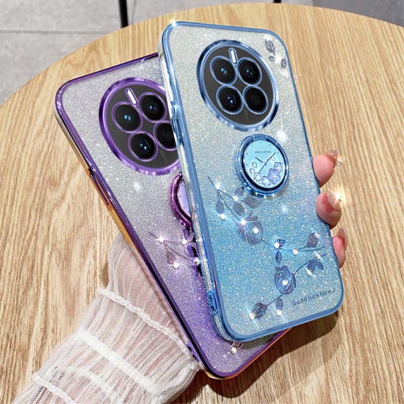 Tok Realme 12 Plus 5g Virág És Strassz Tartógyűrű Kadem