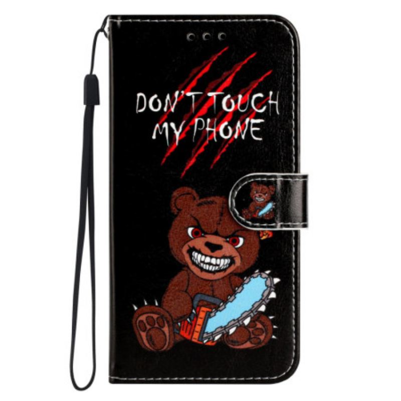 Bőrtok Xiaomi 14t Dühös Medve