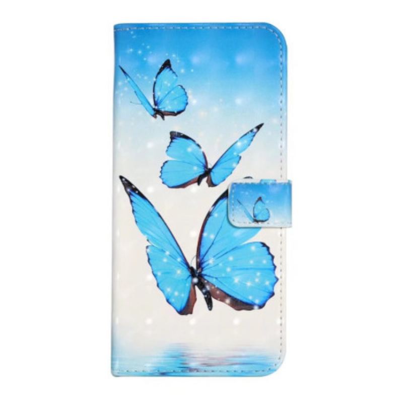 Bőrtok Xiaomi 14t Három Pillangó