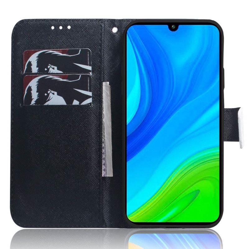 Fliptok / Bőrtok Xiaomi Redmi 10A Panda