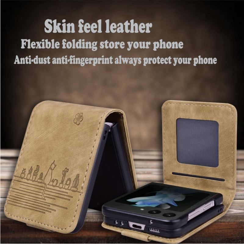 Bőrtok Samsung Galaxy Z Flip 7 Grafikai Tervezés