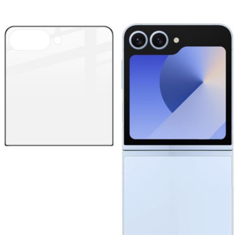 Edzett Üveg Külső Képernyővédő Samsung Galaxy Z Flip 7 5g Készülékhez (fekete Szélű)