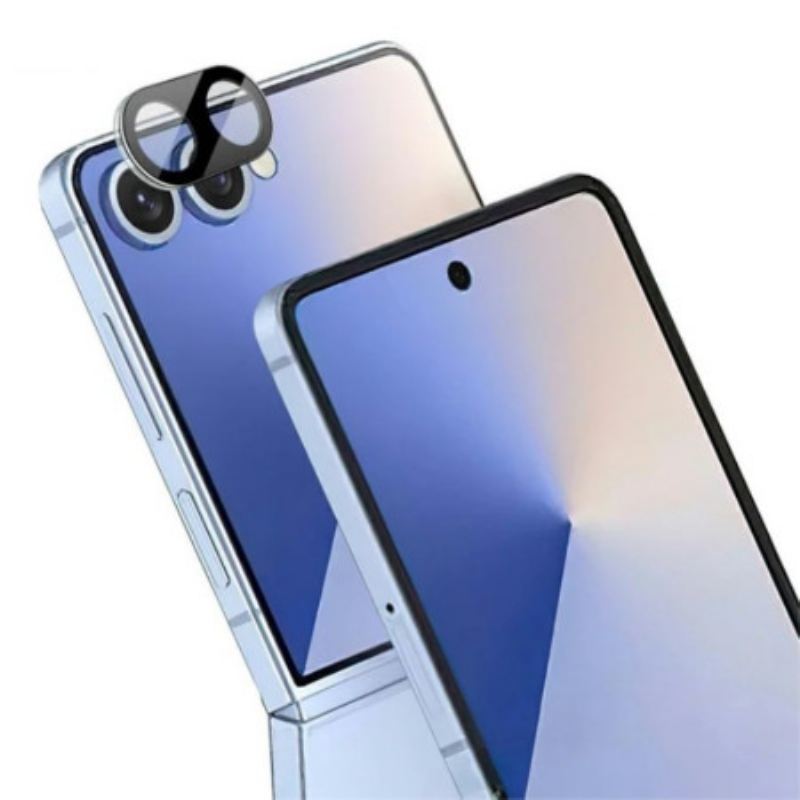 Edzett Üveg Lencsevédő Samsung Galaxy Z Flip 7 5g Készülékhez (fekete Változat)