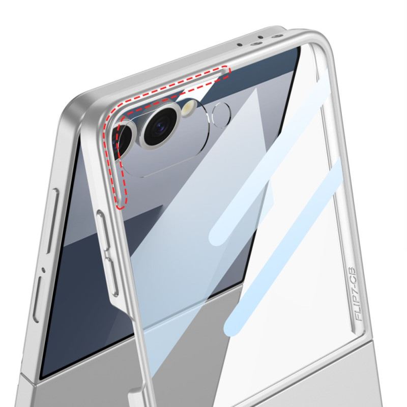 Mobiltelefon Tokok Samsung Galaxy Z Flip 7 Fémhatású