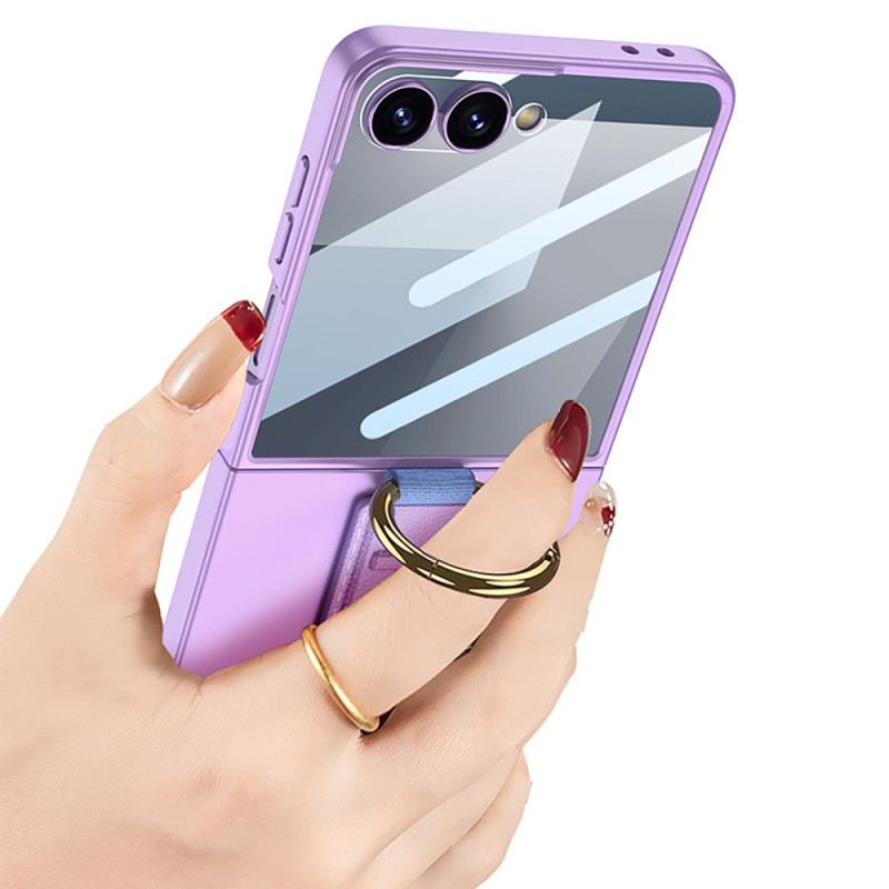 Mobiltelefon Tokok Samsung Galaxy Z Flip 7 Gkk Csuklópánt És Képernyővédő